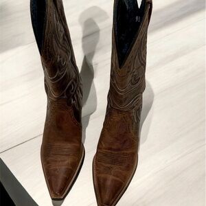 Brown Western Leather Boots
